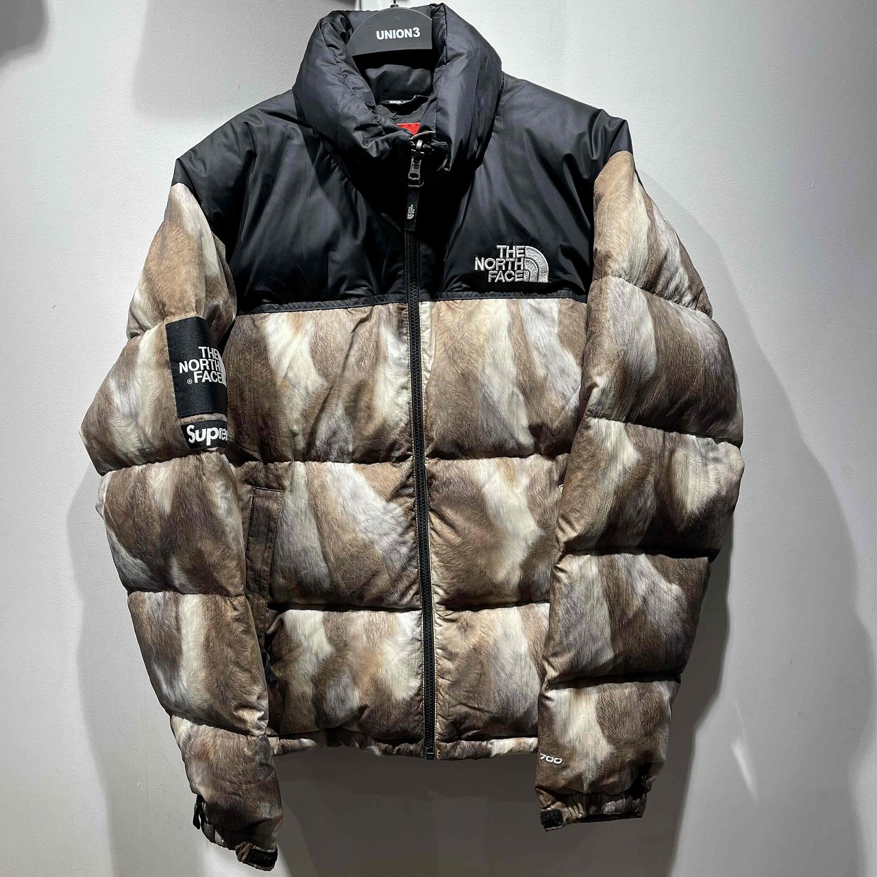 楽天市場】Supreme 13aw The North Face Fur Print Nuptse Jacket SIZE
