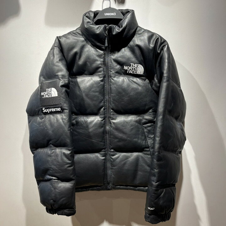楽天市場】SUPREME x THE NORTH FACE 17aw LEATHER NUPTSE JACKET Size 