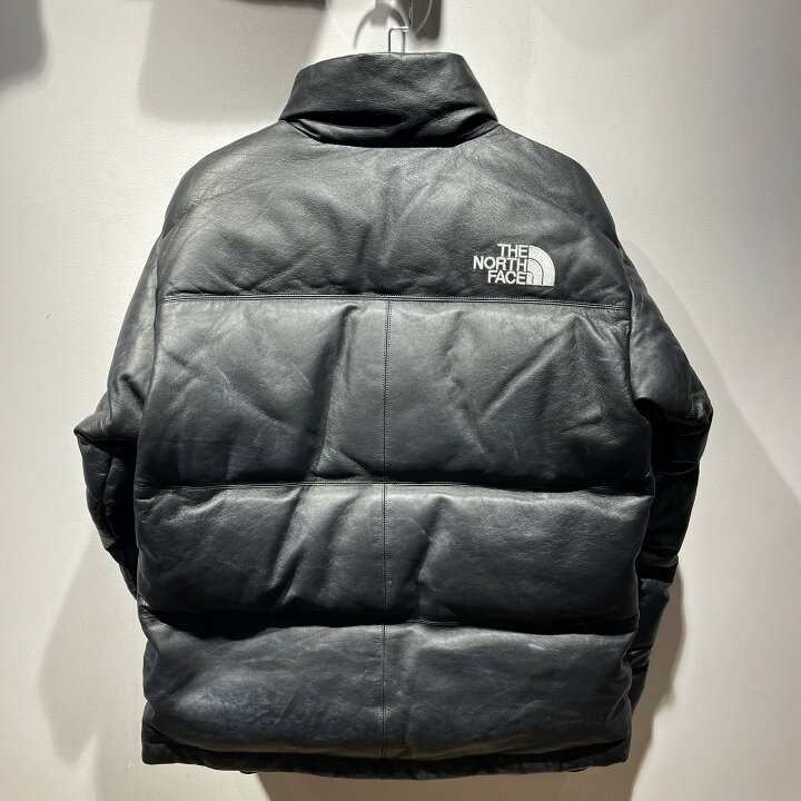 楽天市場】SUPREME x THE NORTH FACE 17aw LEATHER NUPTSE JACKET Size  