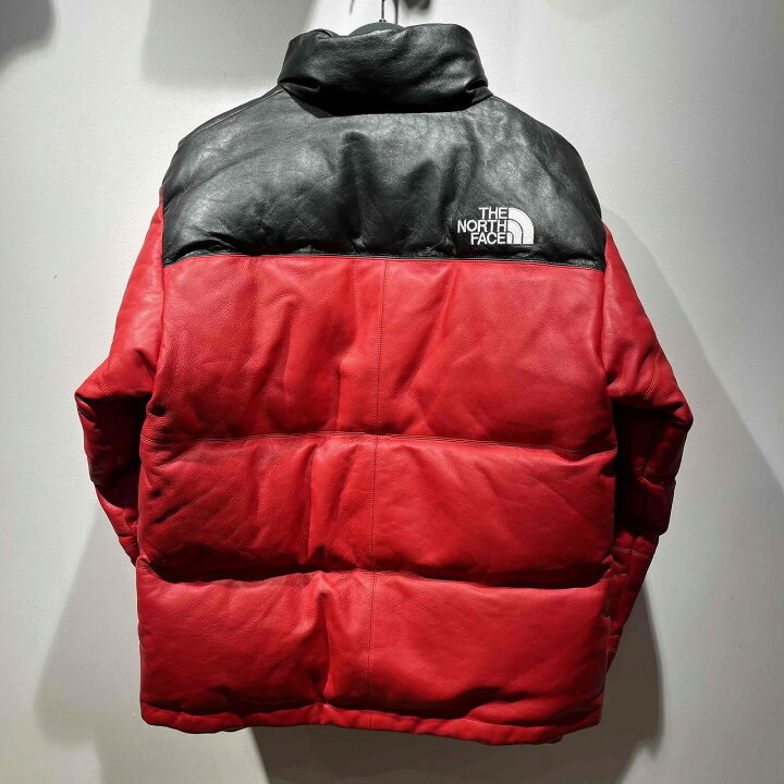 楽天市場】SUPREME x THE NORTH FACE 17aw LEATHER NUPTSE JACKET Size 