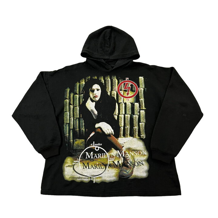 楽天市場】VINTAGE 90s MARILYN MANSON EURO BOOTLEG SWEAT HOODIE 