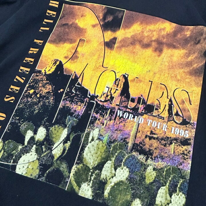 楽天市場】VINTAGE 90s EAGLES 1995 WORLD TOUR TEE SIZE XL 