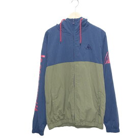 le coq BEAMS-T NYLON WINDBREAKER QL572043BM SIZE L ルコック ビームス ロゴ ウィンドブレーカー ジャケット フード ナイロン 大名店【中古】