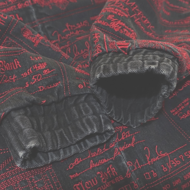 Supreme 20ss Checks Embroidered Denimjacket SIZE-M チェックス エンブロイダード デニム ジャケット  大名店 コート・ジャケット