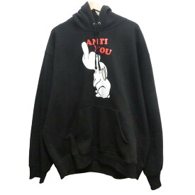 SUPREME x UNDER COVER 23ss Anti You Hooded Sweatshirt Size XL シュプリーム アンダーカバー アンチ パーカー プルオーバー フーディー スウェット ブラック 大名店【中古】