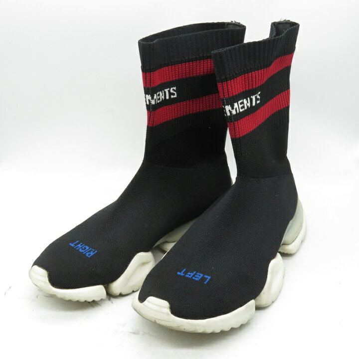 楽天市場】VETEMENTS 18ss REEBOK SS CREW SOCK RUNNER Size-26.5  