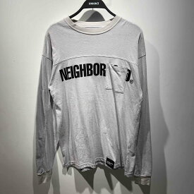 NEIGHBORHOOD 23ss LOGO PRINT CREWNECK L/S TEE Size-S ネイバーフッド ロゴプリント クルーネック 長袖Tシャツ 南堀江店【中古】