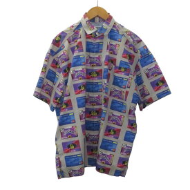 CAV EMPT(C.E) CARD SHORT SLEEVE SHIRT SIZE M シーイー カード グラフィック 総柄 半袖シャツ 大名店【中古】