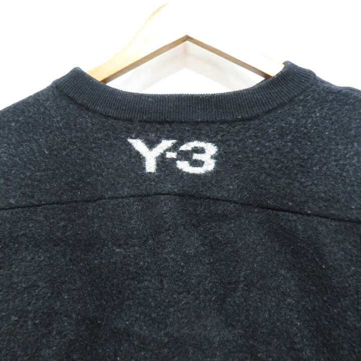 楽天市場】Y-3 18aw U KNT STKD SWEAT BLACK Size-S DP0499 ワイスリー 