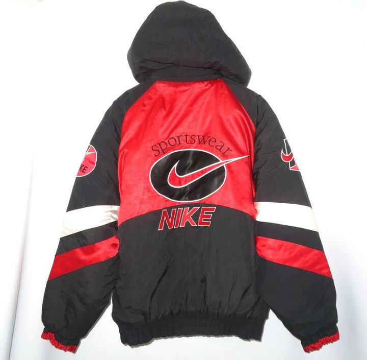 楽天市場】NIKE VINTAGE 90s HOODED SPORT JACKET RED SIZE L ナイキ 