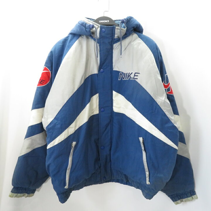 楽天市場】NIKE VINTAGE 90s HOODED SPORT JACKET NAVY SIZE L ナイキ 