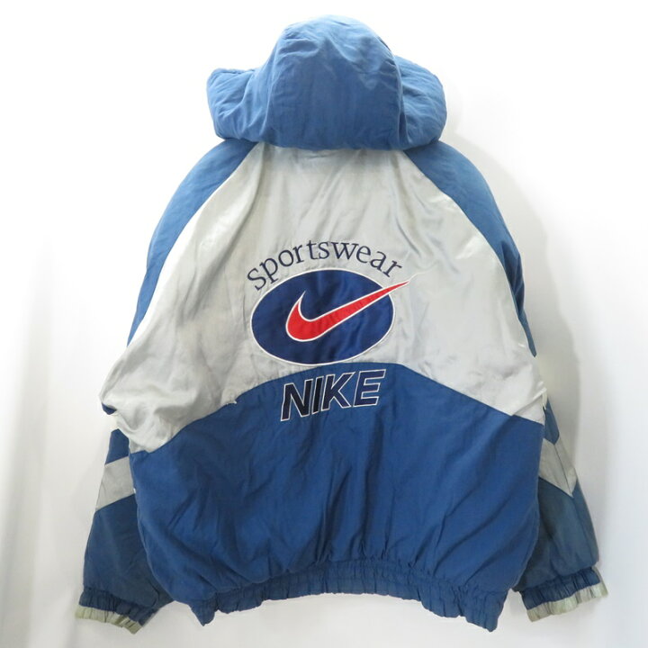 楽天市場】NIKE VINTAGE 90s HOODED SPORT JACKET NAVY SIZE L ナイキ  