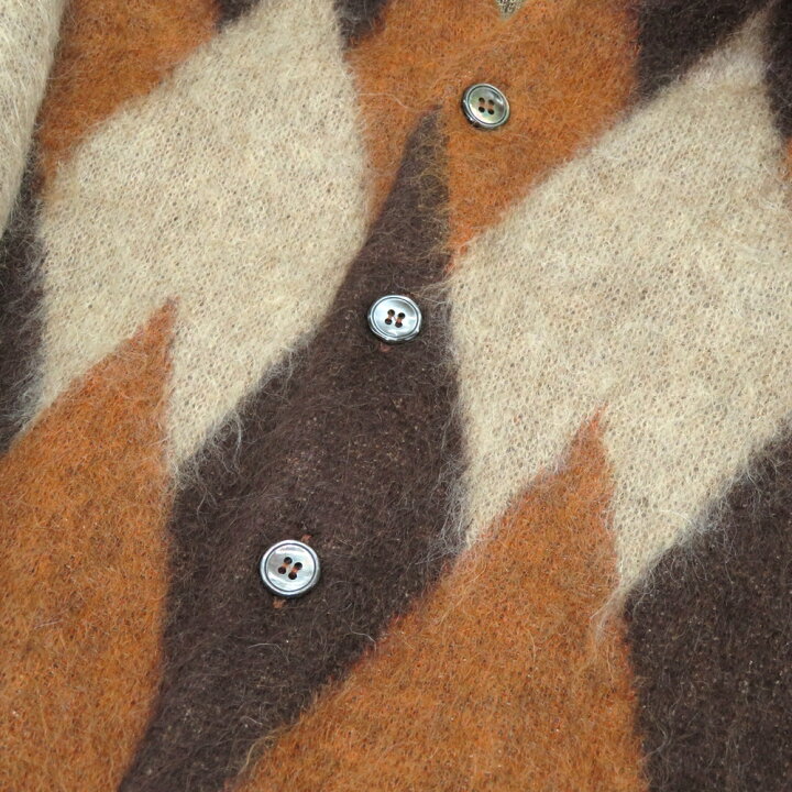 楽天市場】CELINE 19aw ARGYLE MOHAIR CARDIGAN Size-S 2A584382D  