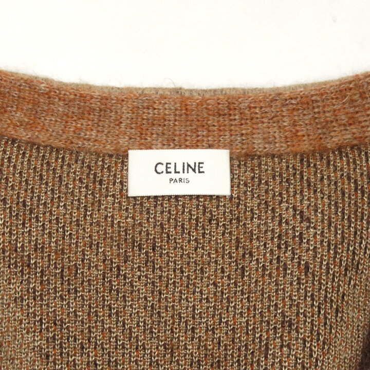 楽天市場】CELINE 19aw ARGYLE MOHAIR CARDIGAN Size-S 2A584382D  