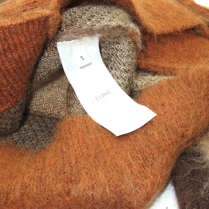 楽天市場】CELINE 19aw ARGYLE MOHAIR CARDIGAN Size-S 2A584382D 