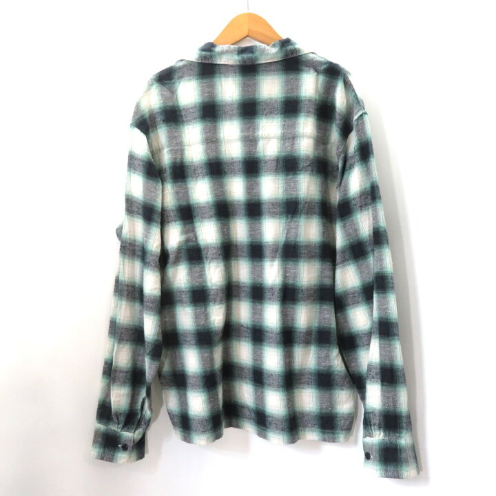 楽天市場】UNUSED 23ss OMBRE CHECK OPEN COLLAR SHIRT US2338 SIZE 2 