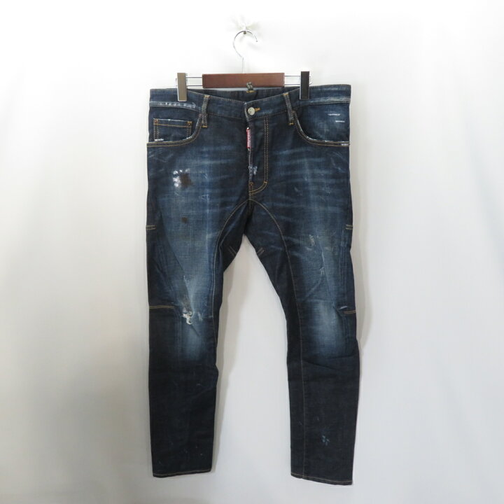 楽天市場】DSQUARED2 17aw TIDY BIKER JEAN S71LB0395 Size-50 ディー 