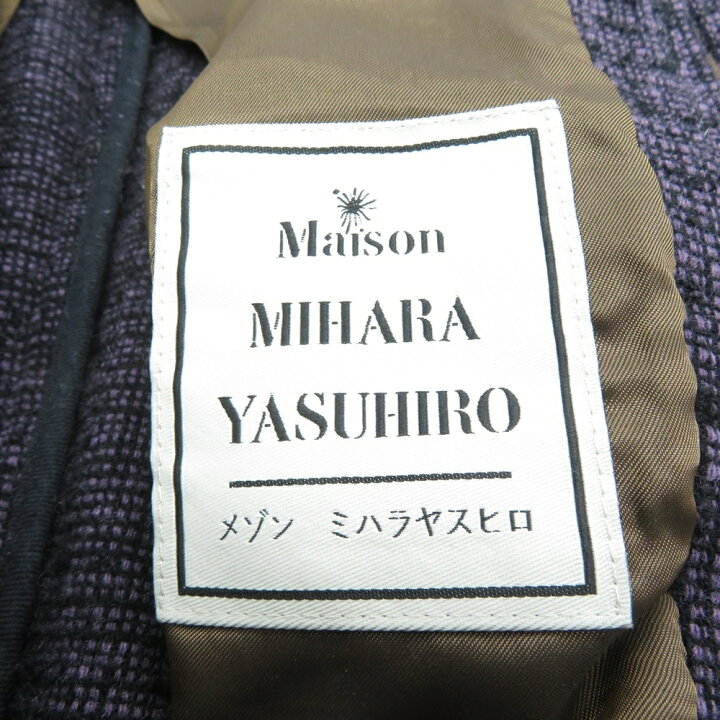 楽天市場】MAISON MIHARA YASUHIRO 23aw BOUCLETTE CHECK JACKET  