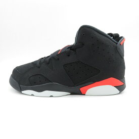 NIKE AIR JORDAN 6 RETRO PS 384666-060 SIZE 22.0cm ナイキ エアジョーダンレトロ ブラック インフラレッド スニーカー 大名店【中古】