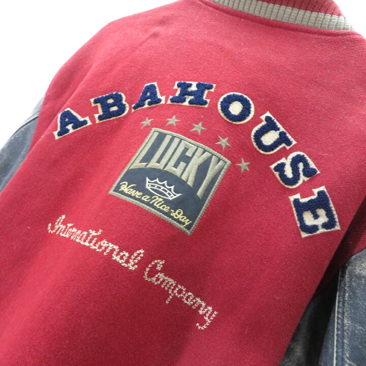 楽天市場】VINTAGE ABAHOUSE 80〜90s STADIUM JACKET アバハウス 