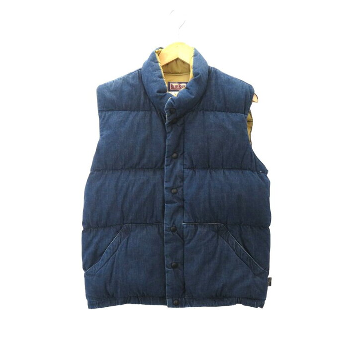 楽天市場】BLUE BLUE×CRESCENT DOWN WORKS VEST Size-S ブルーブルー 