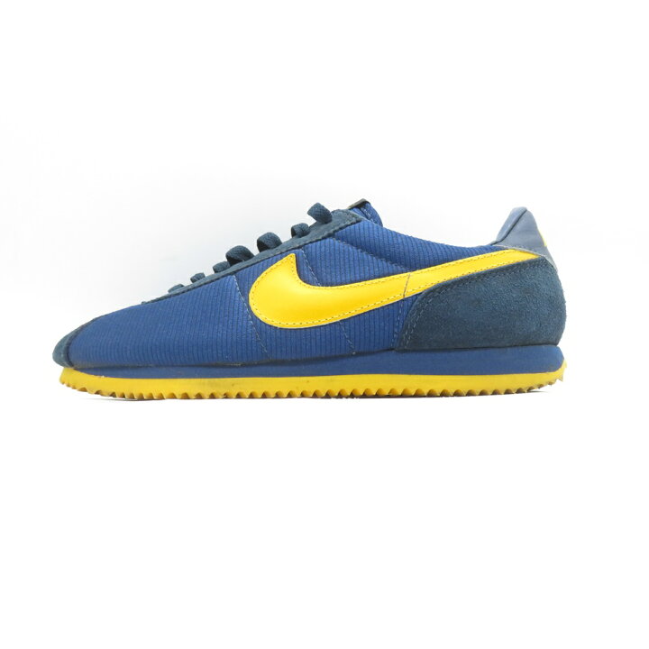 楽天市場】NIKE 1993 NYLON CORTEZ NAVY/YELLOW Size-26 102009-470 