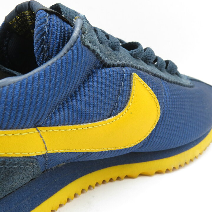 楽天市場】NIKE 1993 NYLON CORTEZ NAVY/YELLOW Size-26 102009-470 