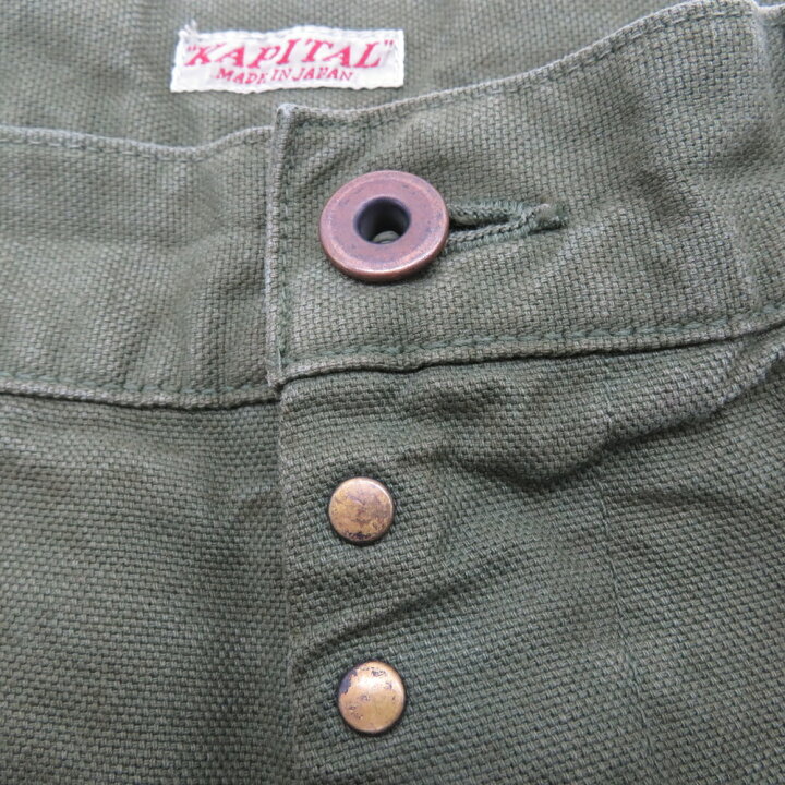 楽天市場】KAPITAL LIGHT CANVAS RINGOMAN CARGO PANTS EK-562 SIZE XL 
