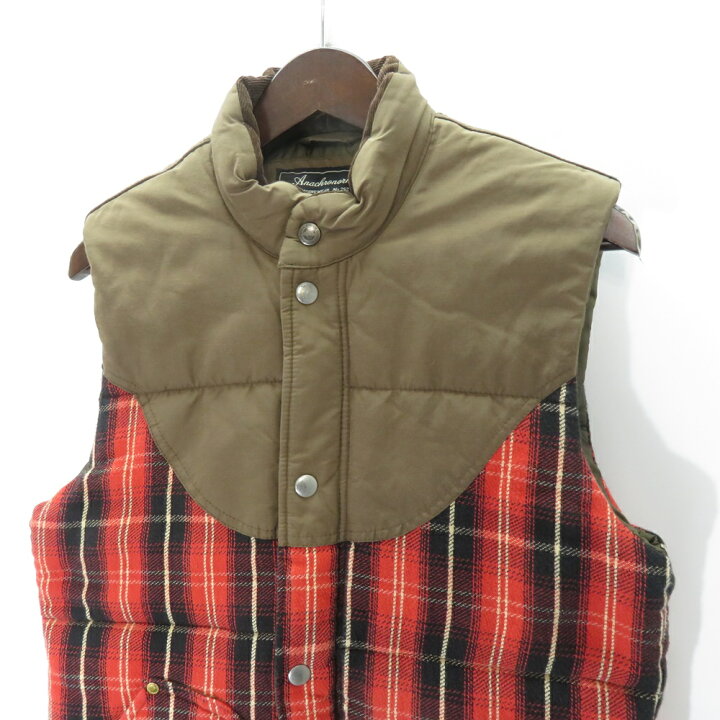 楽天市場】ANACHRONORM MT.RAINIER CHECK PADDED VEST アナクロノーム 