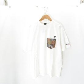 BACK CHANNEL RAIDBACK FABRIC POCKET TEE WHITE Size-L 2322117 バックチャンネル レイドバックファブリック ポケット Tシャツ ホワイト 大名店【中古】
