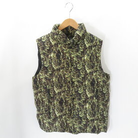 NITRAID REAL WEED DOWN VEST Size M ナイトレイド ウィード 総柄 ダウンベスト 大名店【中古】
