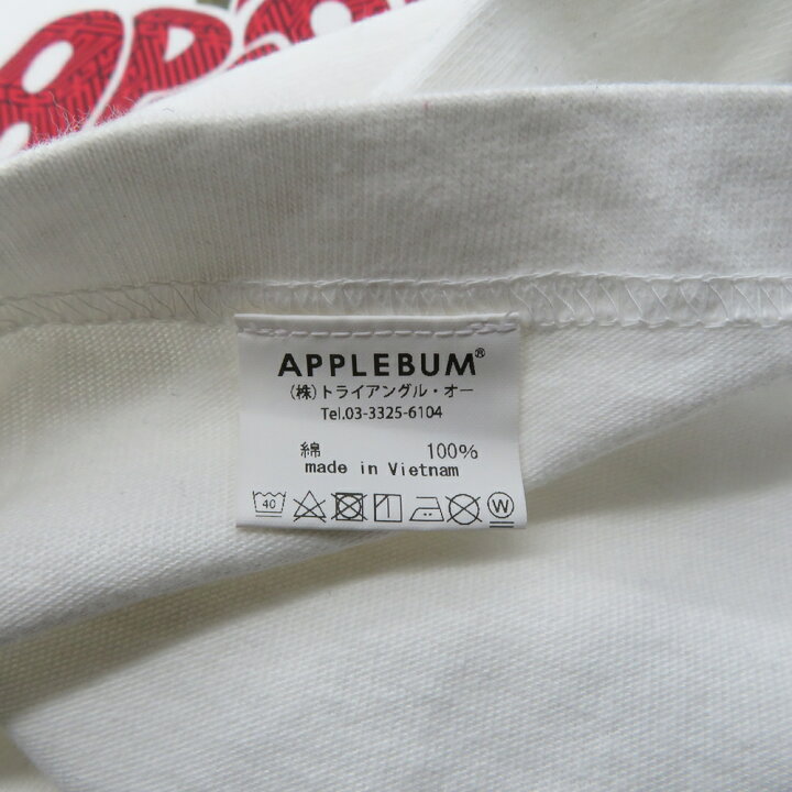 楽天市場】APPLEBUM 23ss 大林檎 T-SHIRT Size-L アップルバム ロゴ T  