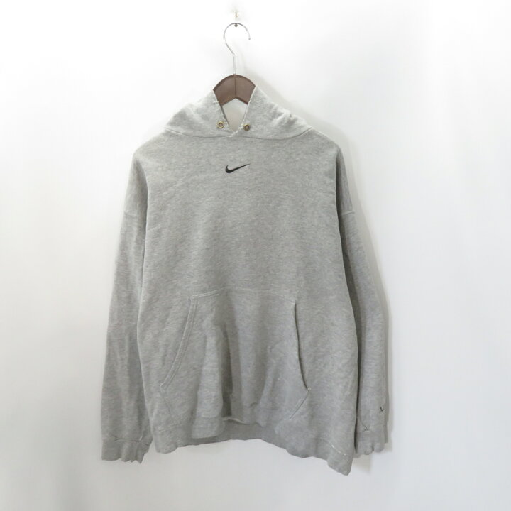 楽天市場】NIKE VINTAGE 90s CENTER LOGO HOODIE GRAY ナイキ 