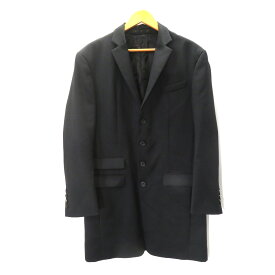 ATO LONG JK WITH SATIN COLLAR AM22C-J02 SIZE 44 アトウ ロング サテン テーラード ジャケット 大名店【中古】