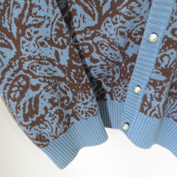 楽天市場】AWAKE NY 20aw PAISLEY PEARL BUTTON CARDIGAN Size-XL  