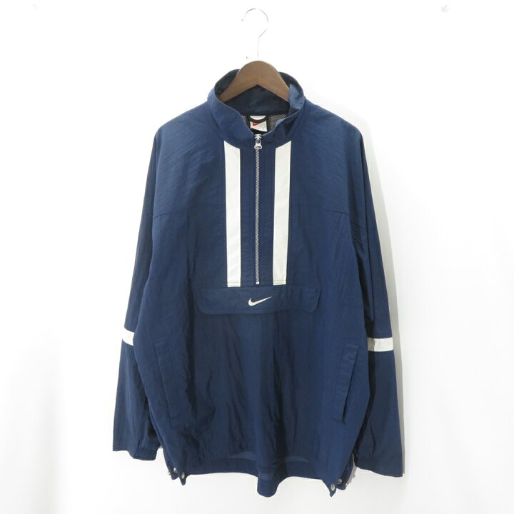 楽天市場】NIKE 90s HALF ZIP NYLON PULLOVER Size-L ナイキ ハーフ 