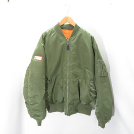 ALPHA MA-1 JACKET OLIVE Size-XXXL MIL-J-82790J アルファ エムエーワン ジャケット オリーブ 大名店【中古】