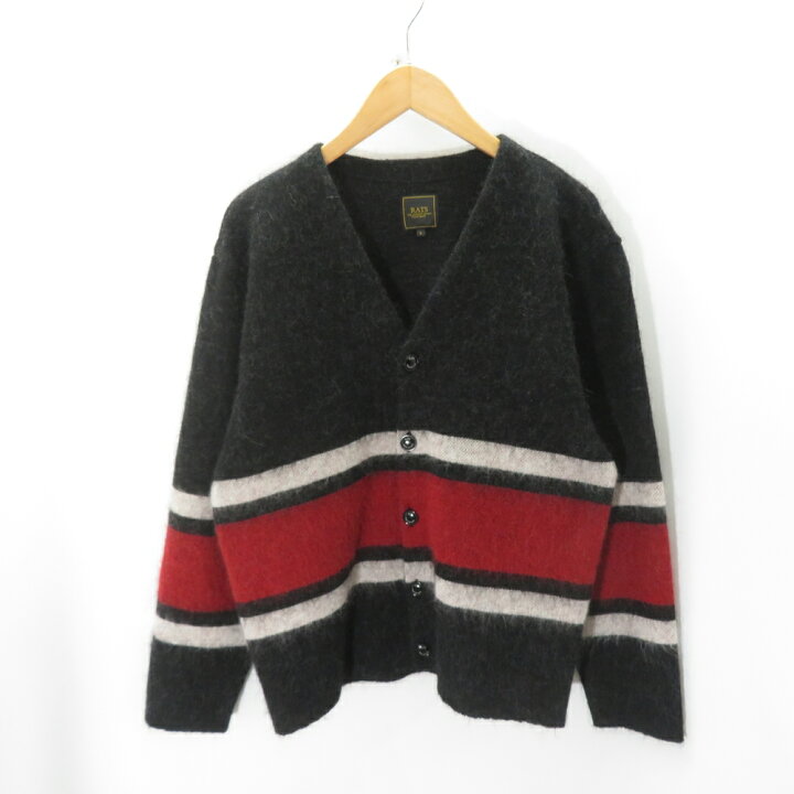 楽天市場】RATS 23aw BORDER MOHAIR CARDIGAN 23RN-1013 Size-L ラッツ  