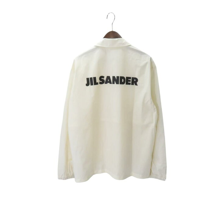 楽天市場】JIL SANDER 20aw Logo Print Coach Jacket Ivory Size-50 