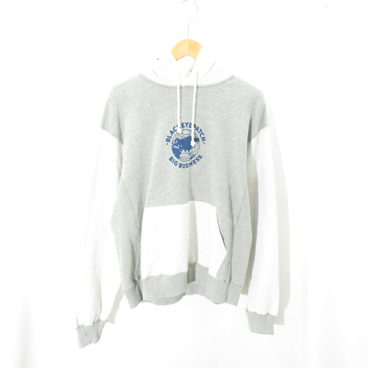 楽天市場】BLACK EYE PATCH BIG BUISINESS 2 TONE HOODIE Size-S 