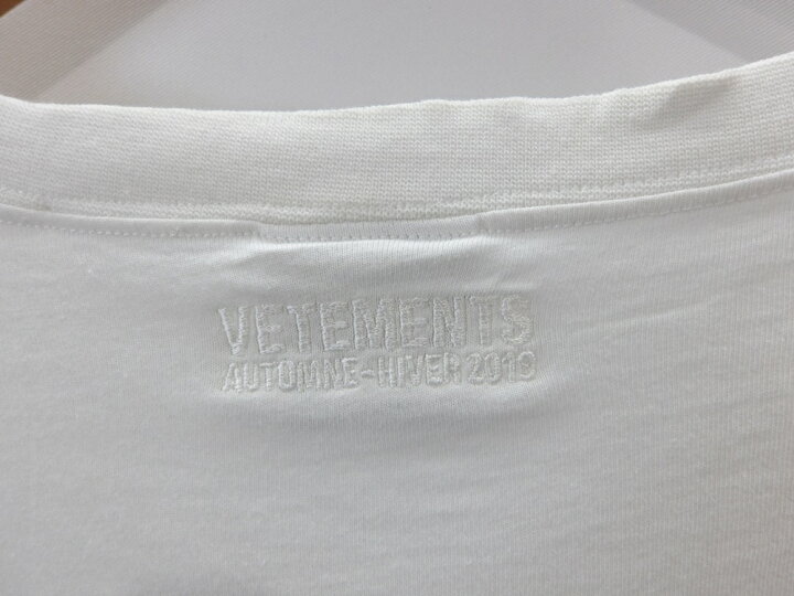 楽天市場】VETEMENTS 18aw Elinor The Elepant Tee Size-M UAH19TR307  