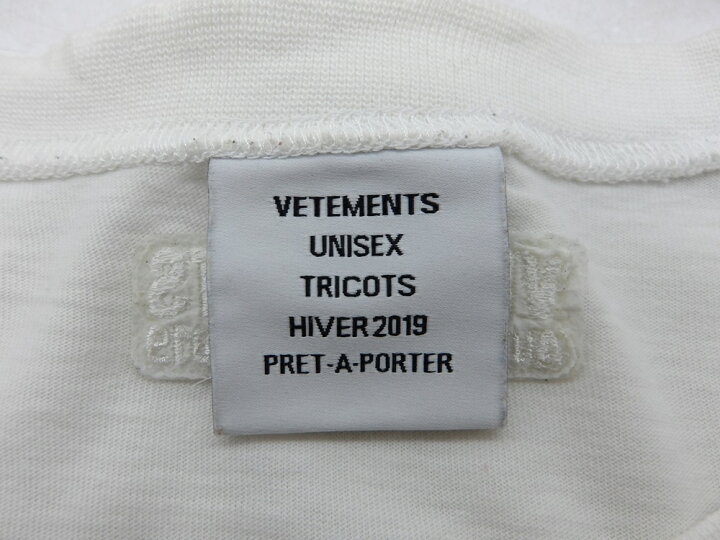 楽天市場】VETEMENTS 18aw Elinor The Elepant Tee Size-M UAH19TR307  