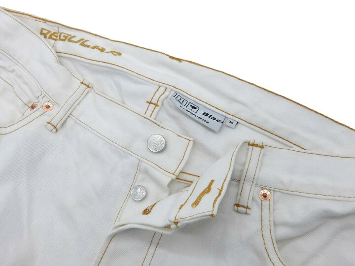 楽天市場】BLACK EYE PATCH KAMON JEANS Size-36 ブラックアイパッチ 