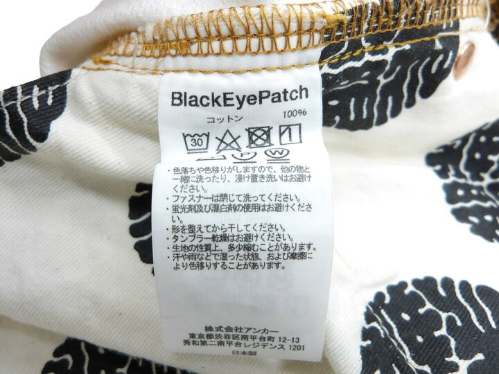 楽天市場】BLACK EYE PATCH KAMON JEANS Size-36 ブラックアイパッチ 