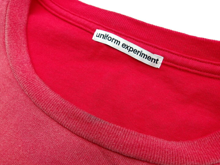 楽天市場】UNIFORM EXPERIMENT 24ss FADE TEE RED Size-2 UE-242045  