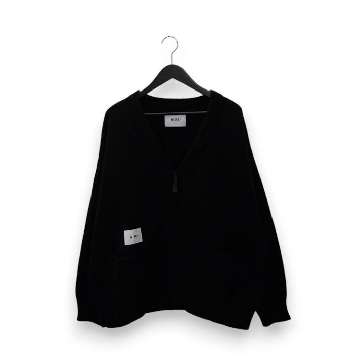 楽天市場】WTAPS 22aw PALMER SWEATER BLACK Size-M 222MADT-KNM04 