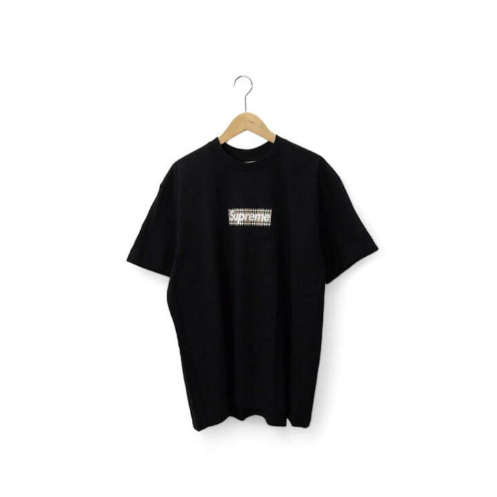 楽天市場】Supreme 22ss Burberry Box Logo Tee Black Size-L 