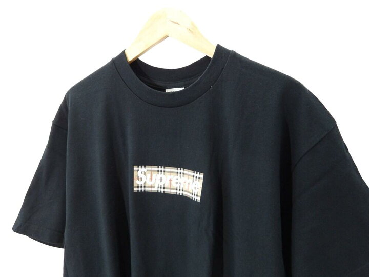 楽天市場】Supreme 22ss Burberry Box Logo Tee Black Size-L 