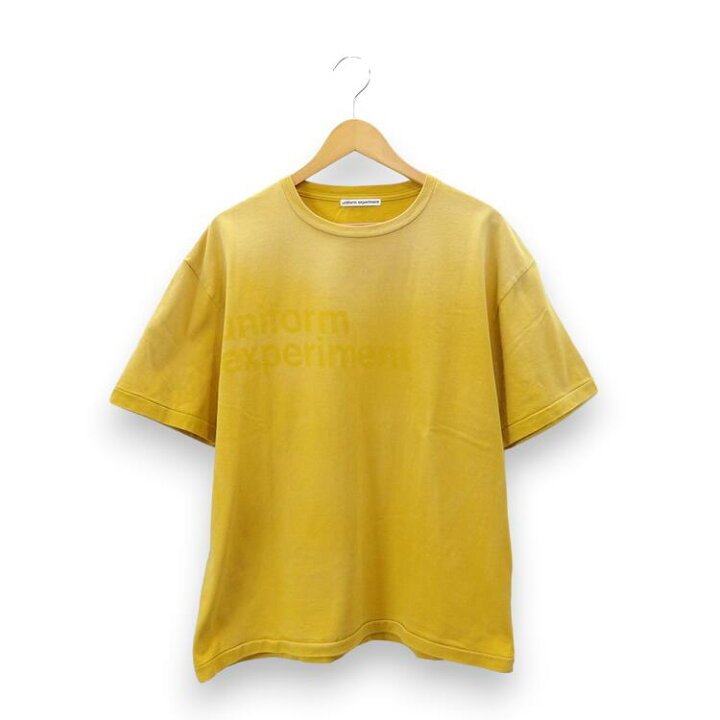 楽天市場】UNIFORM EXPERIMENT 24ss FADE TEE YELLOW Size-2 UE-242045  