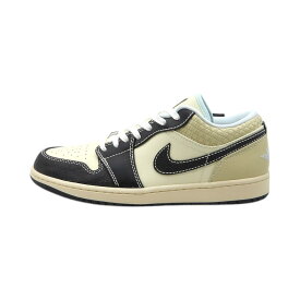 NIKE AIR JORDAN 1 LOW SE COCNUT BLACK/BEIGE サイズ28.5cm HQ3437-101 箱有 ナイキ エア ジョーダン ワン ロー ココナッツ スニーカー 大名店【中古】